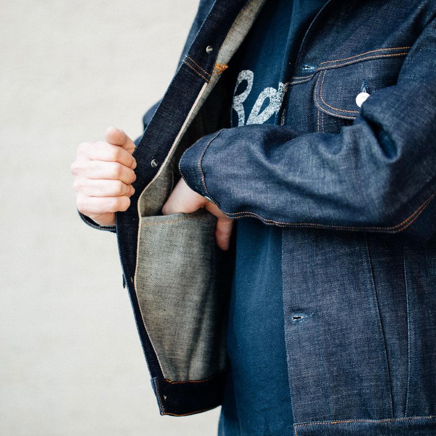 Developer Jacket 【Benzak Denim Developers】BDJ-05 Trucker Jacket Kojima Selvedge – Blue ...