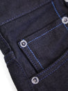 【TANUKI】BK4324HT Black Retro 15oz／硫化黑染 復古布料 德州棉ｘ匹馬棉 高腰錐形