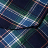 【Benzak Denim Developers】刷毛法藍絨 工作襯衫／BWS-01 blue & green check flannel