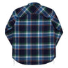 【Benzak Denim Developers】刷毛法藍絨 工作襯衫／BWS-01 blue & green check flannel
