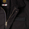 【Benzak Denim Developers】BBJ-03 FLIGHT JACKET black m-65 reverse sateen twill 毛絨 復刻陸軍布料 飛行夾克