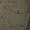 【Benzak Denim Developers】BWS-04 SCOUT OVERSHIRT 9.5 oz. Olive Green Military Sateen