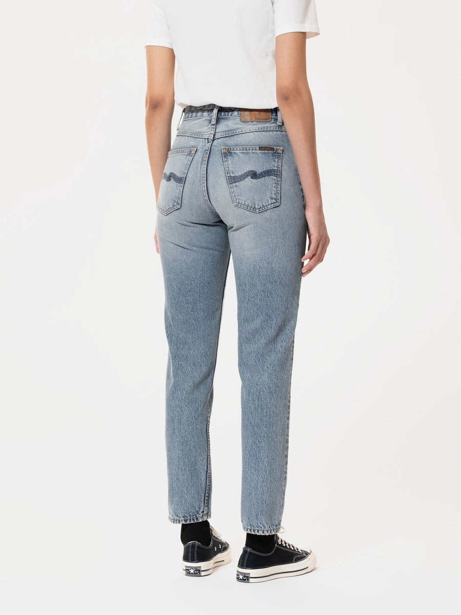 2024新発 Nudie Jeans】Breezy Denim Beach Blue – Desert Blue Britt パンツ