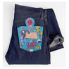 【MISTER FREEDOM】CALIFORNIAN "OUTLAW" LOT. 64 - NOS CONE DENIM / Cone Mills牛仔布 高腰寬直筒 蛙嘴口袋