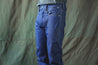 【Companion Denim】Jan 08SK with Pin Ups Pockets ／淺色棉麻混紡低腰小直筒 海報女郎內口袋