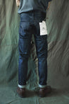 【Companion Denim】Joel 01 BLACK x ECRU 14oz - Slim Tapered Jeans