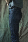 【Companion Denim】Joel 01 BLACK x ECRU 14oz - Slim Tapered Jeans