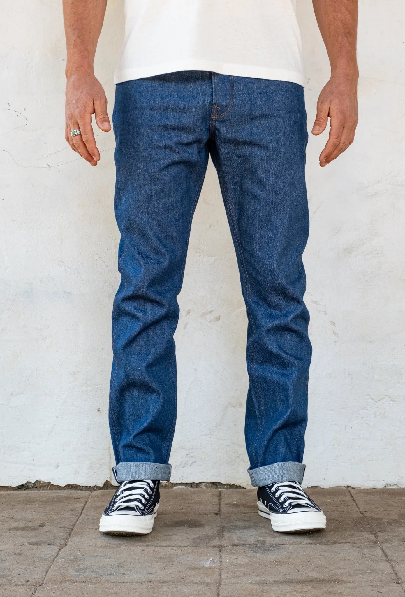 Freenote】Rios 12 Ounce Vintage Blue Denim – Blue Beach Denim
