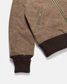 【Dehen 1920】 Flyer's Club Jacket - Dark Tan Waxed Canvas 