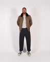 【Dehen 1920】 Flyer's Club Jacket - Dark Tan Waxed Canvas 