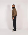 【Dehen 1920】 Flyer's Club Jacket - Dark Tan Waxed Canvas 