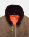 【Dehen 1920】 Flyer's Club Jacket - Dark Tan Waxed Canvas 