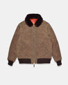 【Dehen 1920】 Flyer's Club Jacket - Dark Tan Waxed Canvas 