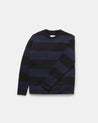 【Dehen 1920】Striped Naval Crew - Black / Dark Navy 