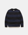 【Dehen 1920】Striped Naval Crew - Black / Dark Navy 