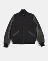 Dehen 1920 Varsity Jacket Black Black Leather