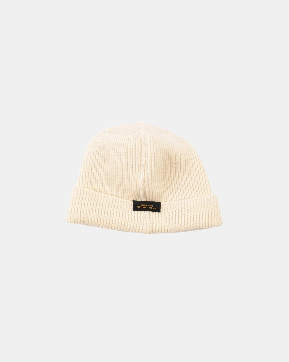 【Dehen 1920】Wool Knit Watch Cap - Natural / 羊毛針織帽