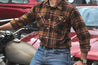 【Freenote】Jepson Brown Plaid Shirt ／ 麻質苧麻混紡 輕磅法蘭絨格紋襯衫