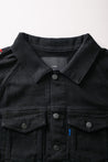【TANUKI】Tanuki x Graph Zero Sumi Overdye Sashiko Type 3 Jacket