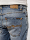 【Nudie Jeans】合身小直筒 微錐彈性丹寧褲／Grim Tim Silver Indigo