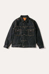 【TANUKI】"天然草木染" 復古二代牛仔外套／19.5oz / Heavy Kusaki Type 2 Denim Jacket