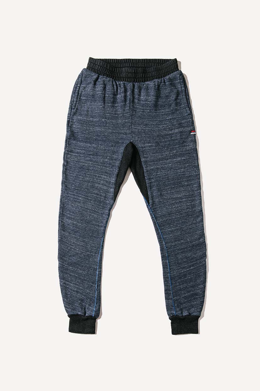 【TANUKI】"HAYATE" Sweatpants 原創藍染布中磅 “疾風”運動棉褲