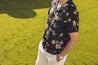 【Naked and Famous】Aloha Shirt Silky Flowers - Black／絲質夏威夷黑色花襯衫