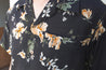 【Naked and Famous】Aloha Shirt Silky Flowers - Black／絲質夏威夷黑色花襯衫