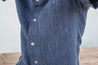 【Naked and Famous】Aloha Shirt Indigo Waffle