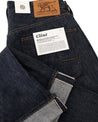 【Indigofera】Clint Jeans, Fabric No. 3 S.T.P.F 13oz / 中高腰 未預縮復古Levis老布 經典美式直筒 - Blue Beach Denim