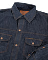 【Indigofera】Fargo Jacket, Fabric No. 3 S.T.P.F / 復古未預縮毛感丹寧 原創工作夾克