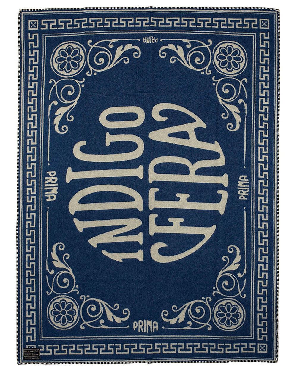 【Indigofera】Logo Blanket 藝術家訂製挪威高冷羊毛毯