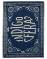 【Indigofera】Logo Blanket Blue