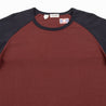 【Indigofera】Supima Leon Raglan Sweater 頂級匹馬棉 拉克蘭五分袖上衣 紫紅&黑 灰炭&黑
