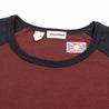 【Indigofera】Supima Leon Raglan Sweater 頂級匹馬棉 拉克蘭五分袖上衣 紫紅&黑 灰炭&黑