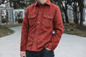 【Indigofera】 Copeland Jacket Moleskin Rust
