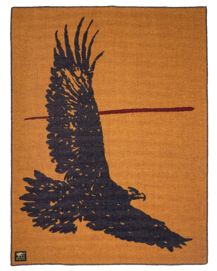 Indigofera】Eagle Blanket – Blue Beach Denim