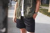 【Nudie Jeans】Luke Shorts Solid Faded Navy