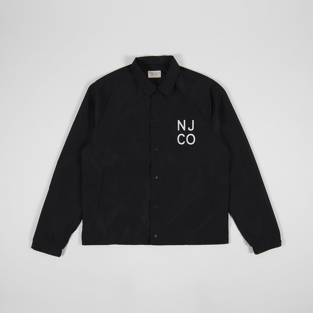 【Nudie Jeans】 Josef Coach Jacket Black