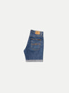 【Nudie Jeans】Josh Shorts 90s Stone Denim 12.75oz／有機回收再生棉 復古石洗短褲