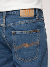 【Nudie Jeans】Josh Shorts 90s Stone Denim 12.75oz／有機回收再生棉 復古石洗短褲