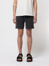 【Nudie Jeans】Josh Shorts Black Water／12.5oz／有機棉 水洗牛仔短褲