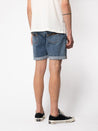 【Nudie Jeans】Josh Shorts Friendly Blue 13.25oz／有機棉 水洗牛仔短褲