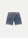 【Nudie Jeans】Josh Shorts Friendly Blue 13.25oz／有機棉 水洗牛仔短褲