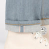 【Naked & Famous】Lightweight Recycled Selvedge - Stone Blue 11oz ／ 輕量級回收丹寧布邊