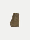 【Nudie Jeans】Luke Shorts Solid Faded Green／9.5oz／有機棉 斜紋卡其短褲