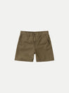 【Nudie Jeans】Luke Shorts Solid Faded Green