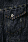 【TANUKI】混和藍染 "高雅" 3代外套／18.7oz / Miyabi Type 3 Denim Jacket