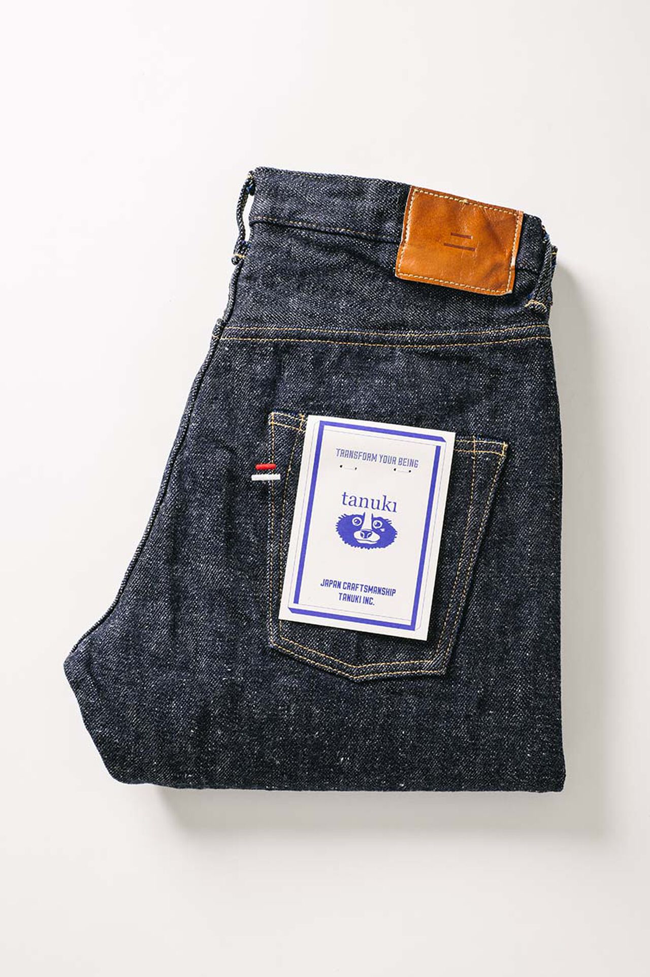 TANUKI】Miyabi High Tapered Jeans – Blue Beach Denim
