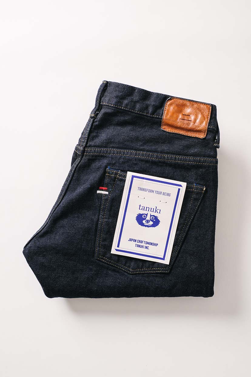 TANUKI】Mid Tapered Natural Indigo 